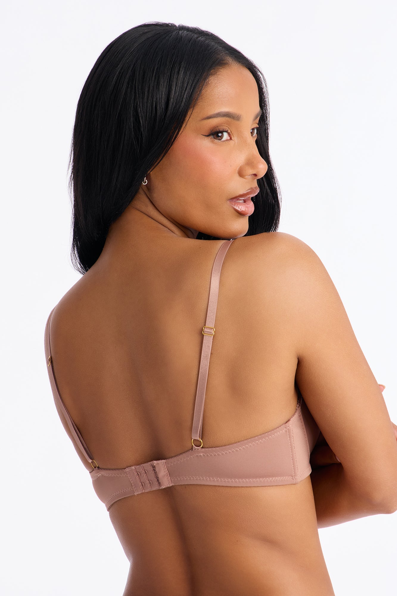 Your Favorite Push Up T-Shirt Bra - Mocha