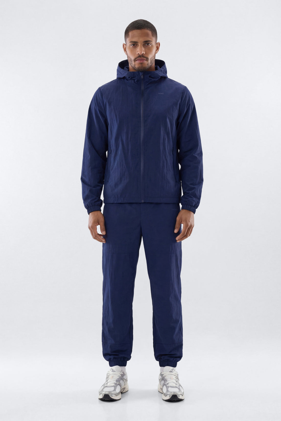 CoreNylon Hooded Full Zip Jacket - Navy