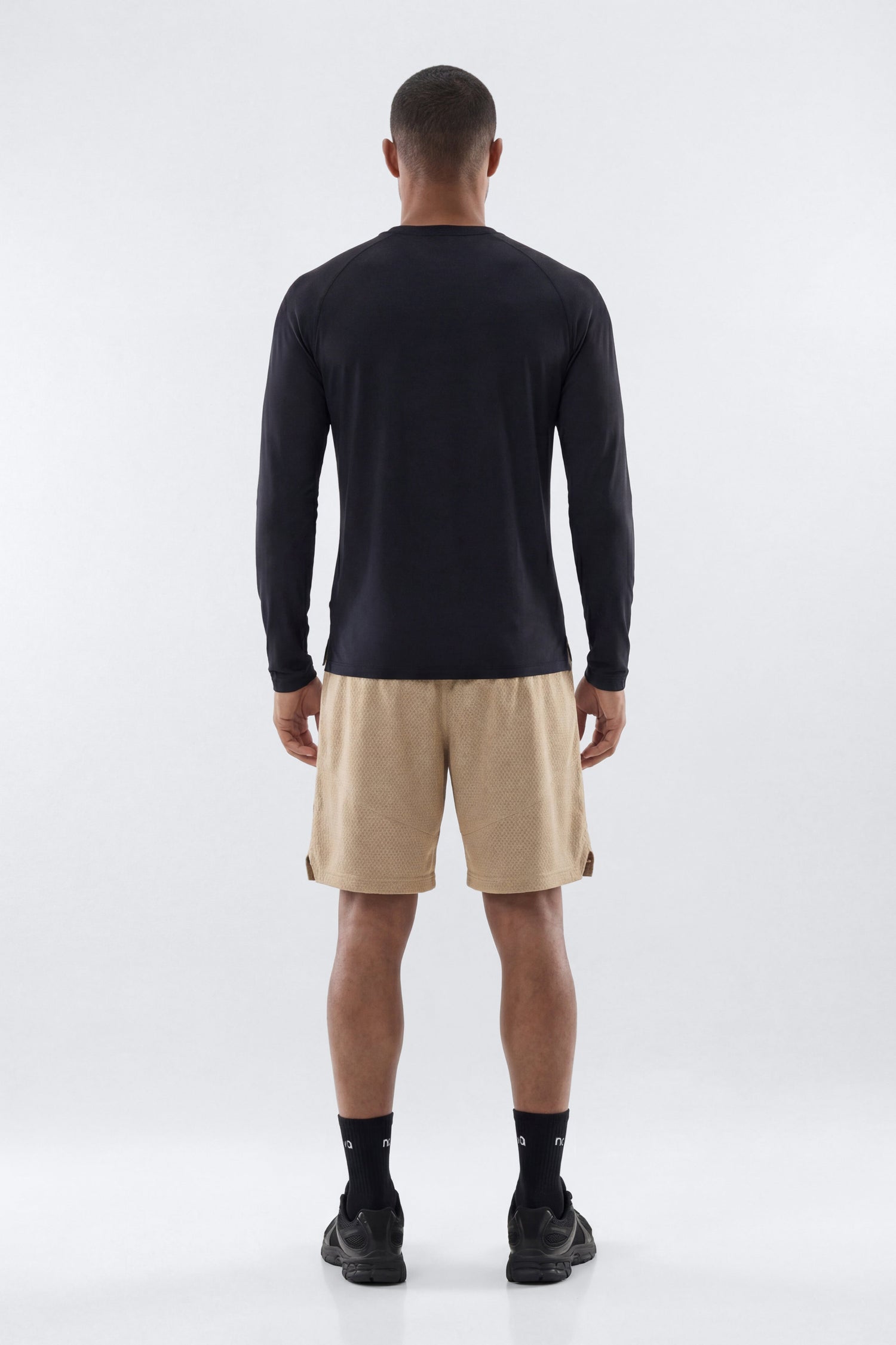 HexTech™ Long Sleeve Active Top - Black
