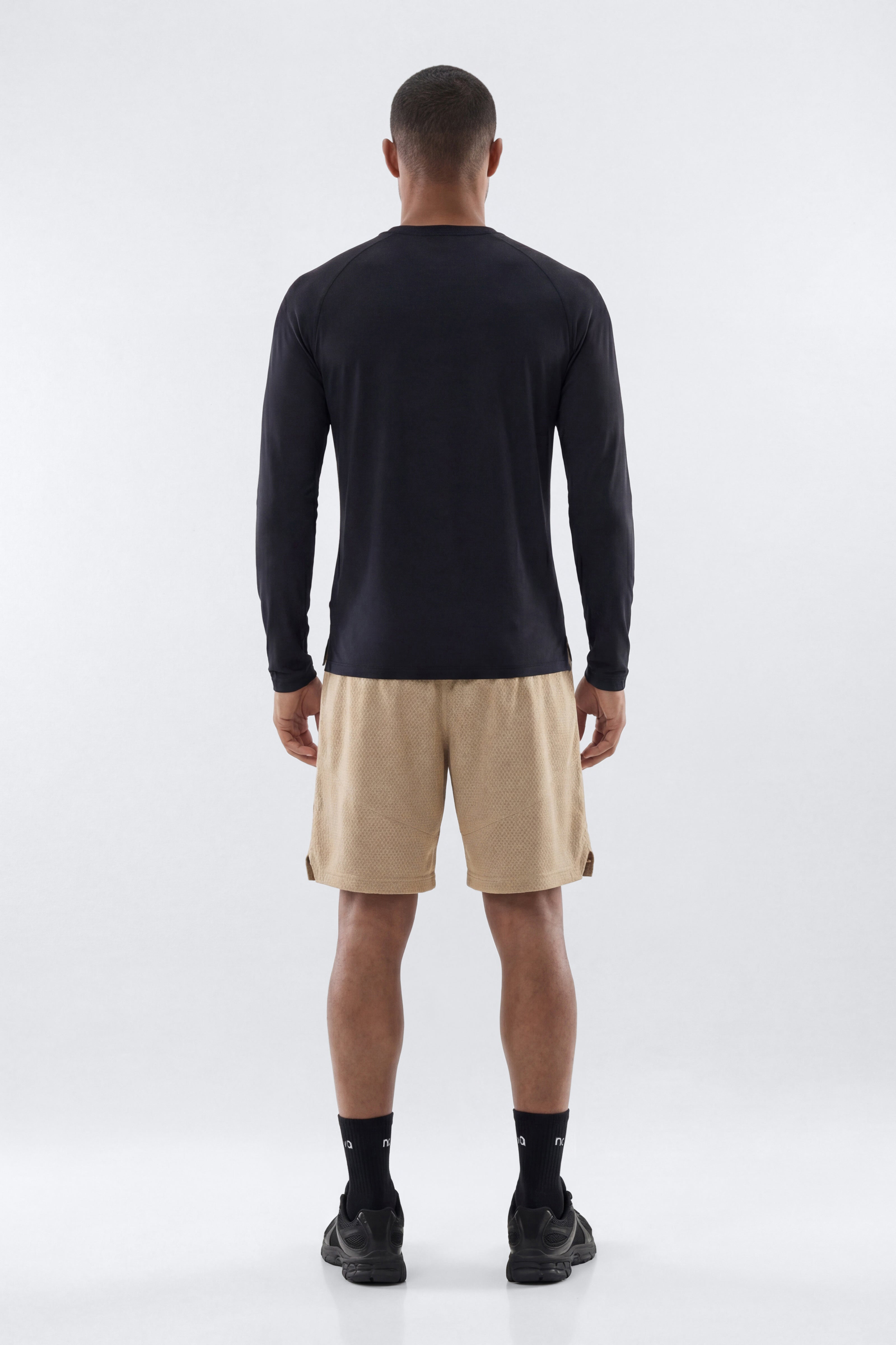 HexTech™ Long Sleeve Active Top - Black