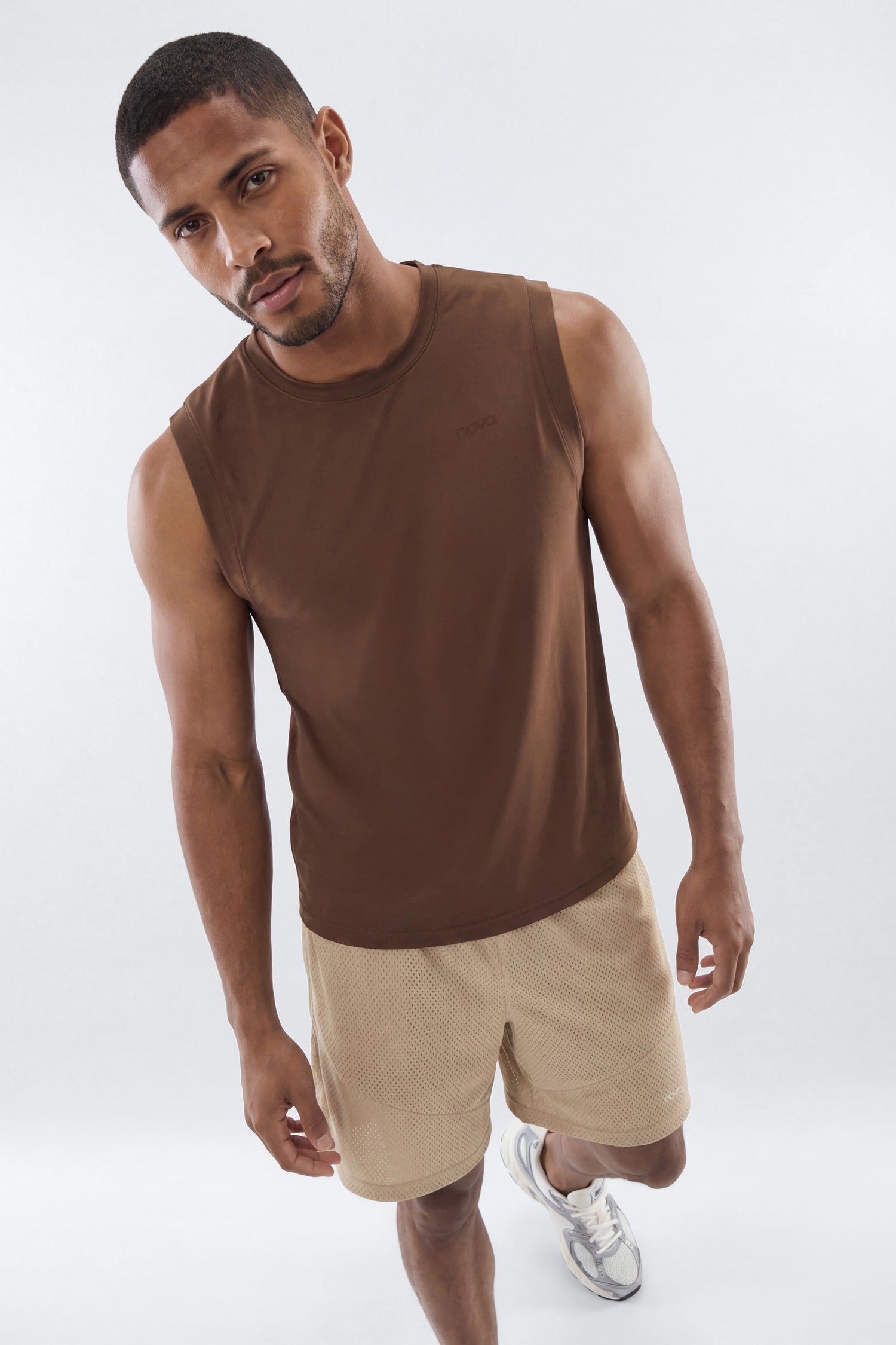 HexTech™ Active Muscle T-Shirt - Brown
