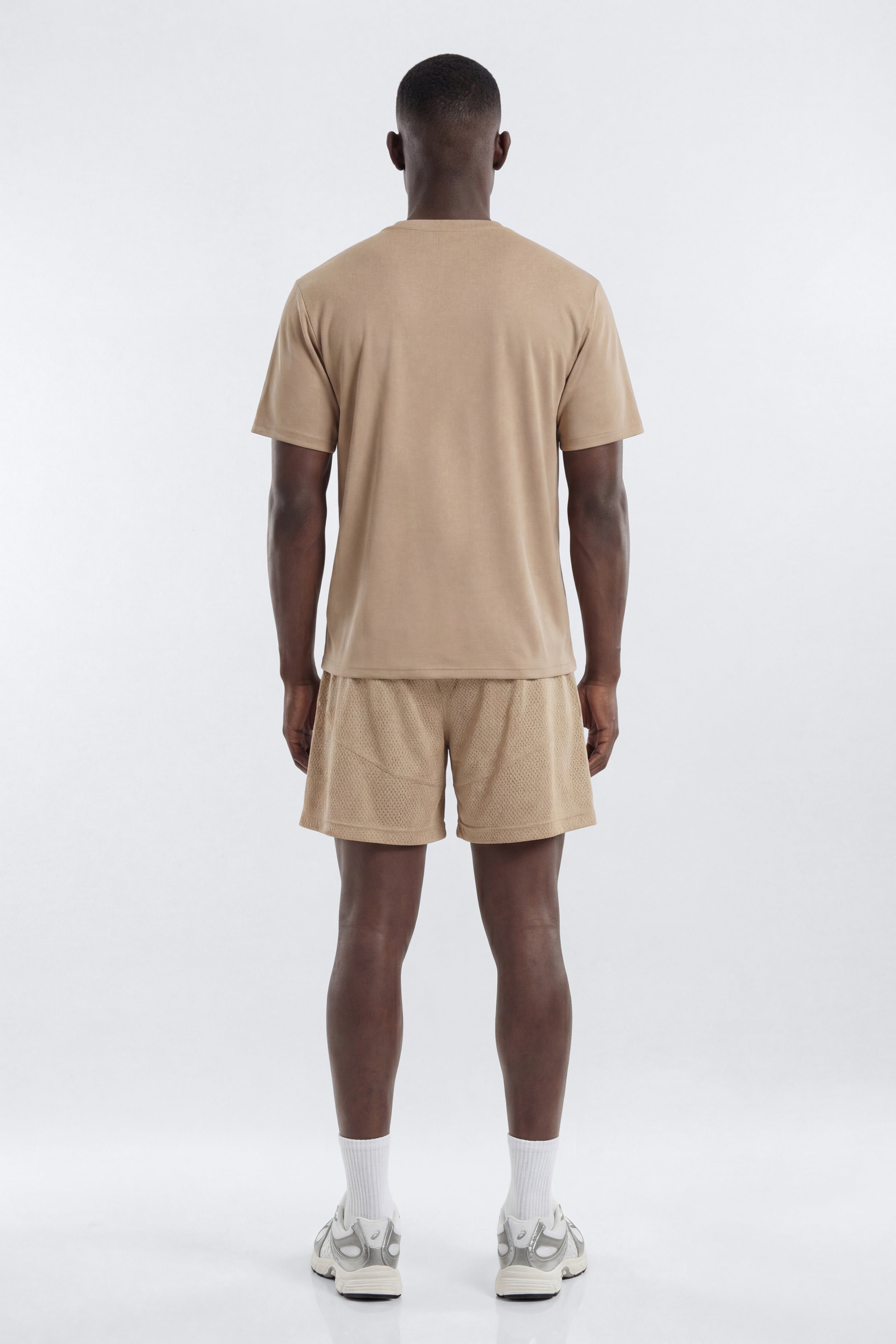 DryCore™ Crew Neck Active T-Shirt - Taupe