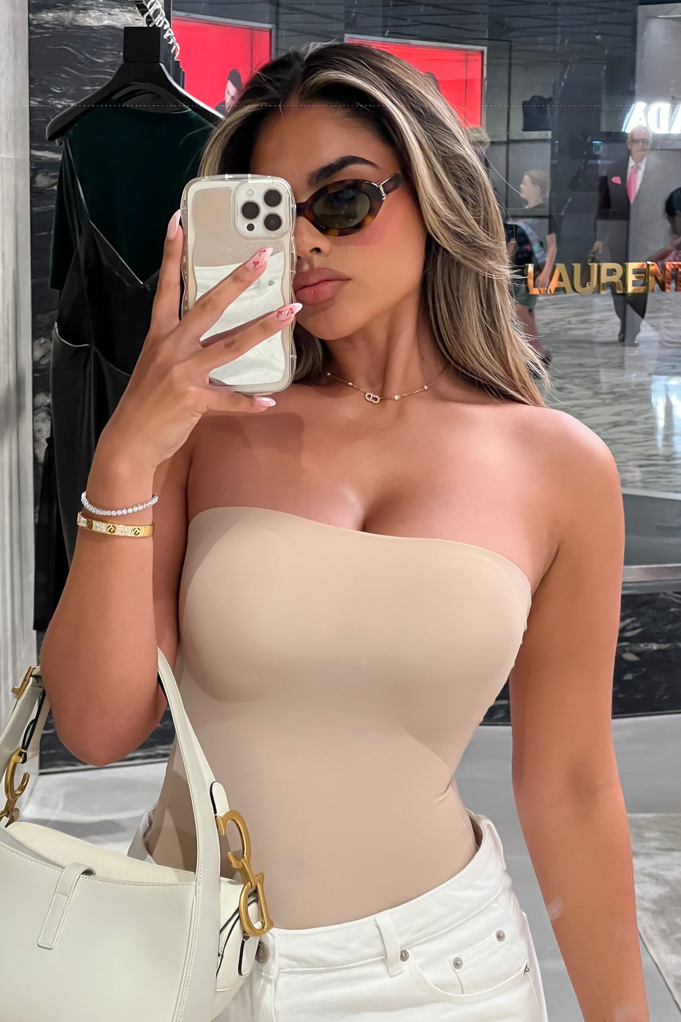 Feeling My Curves Shapewear Strapless Bodysuit - Nude