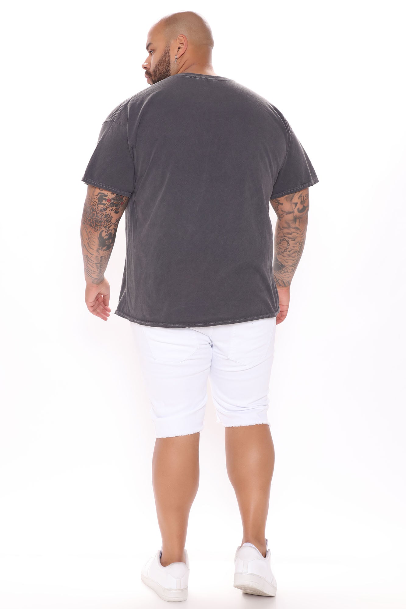 Earl Denim Shorts - White