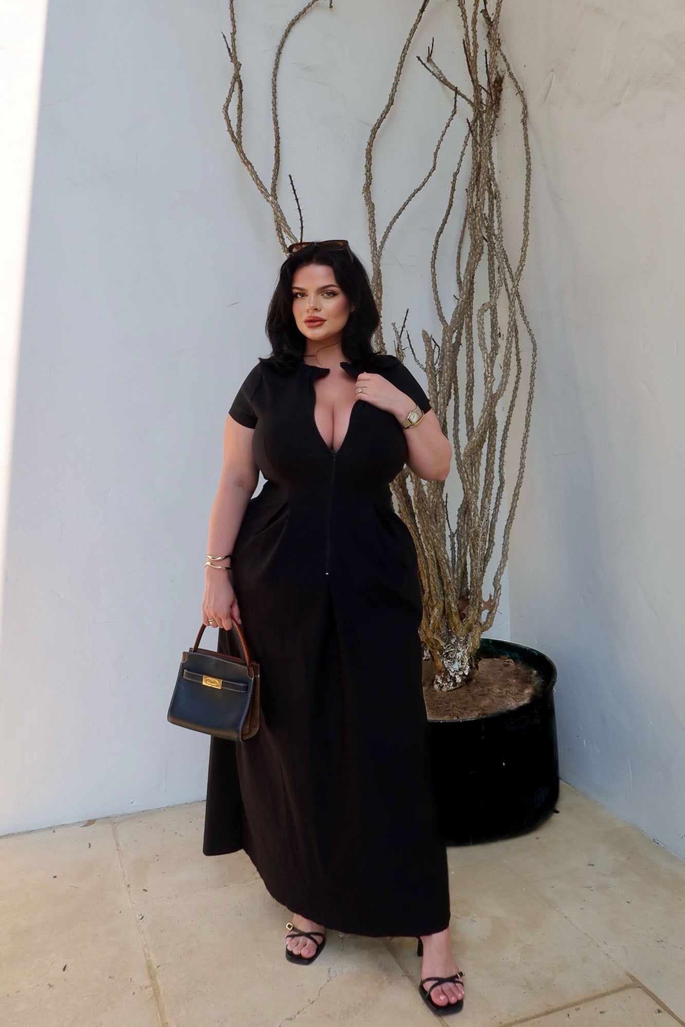 Too Busy To Care Maxi Dress - Black