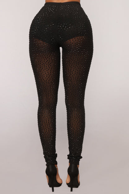 Lead By Example Rhinestone Set - Black