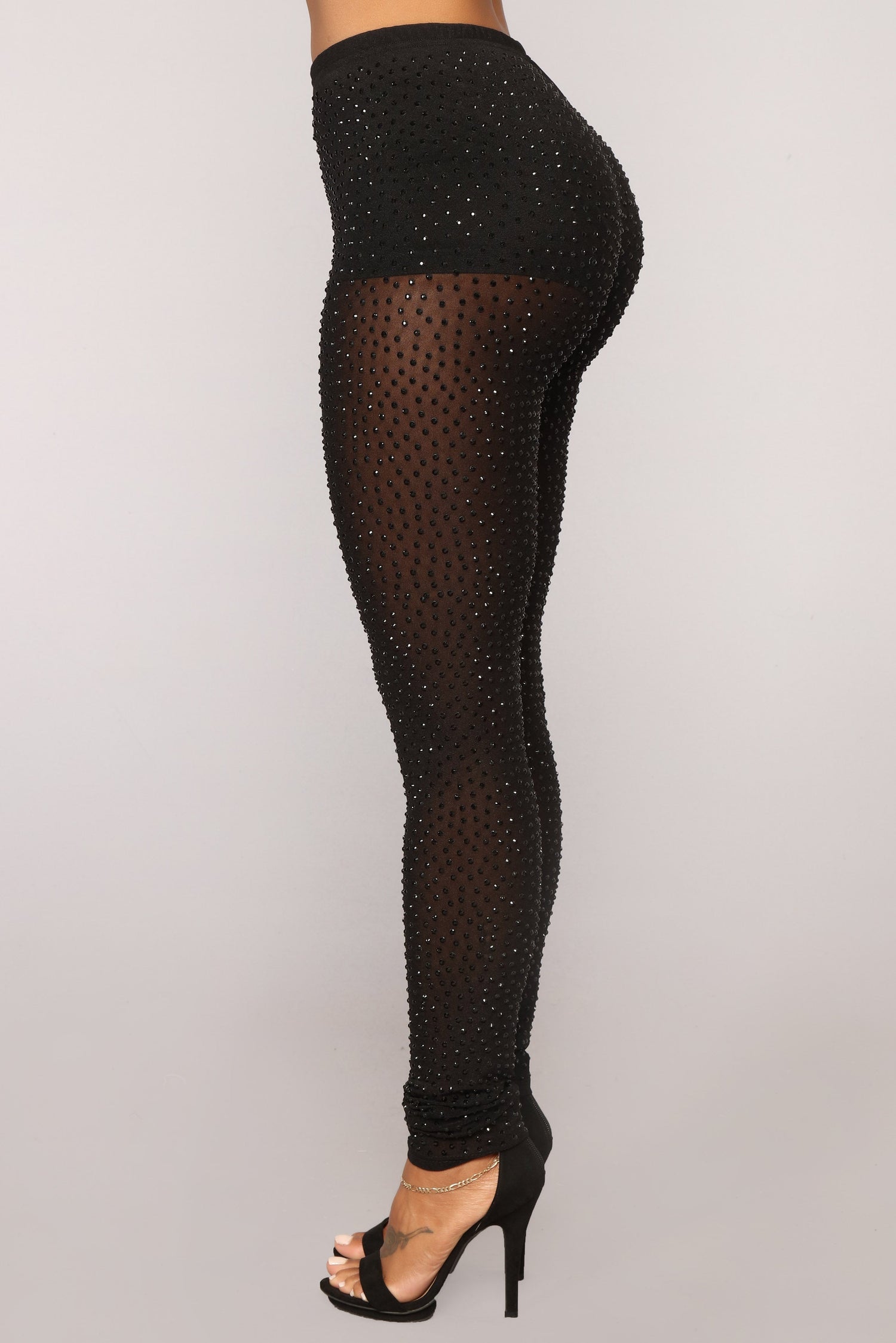 Lead By Example Rhinestone Set - Black
