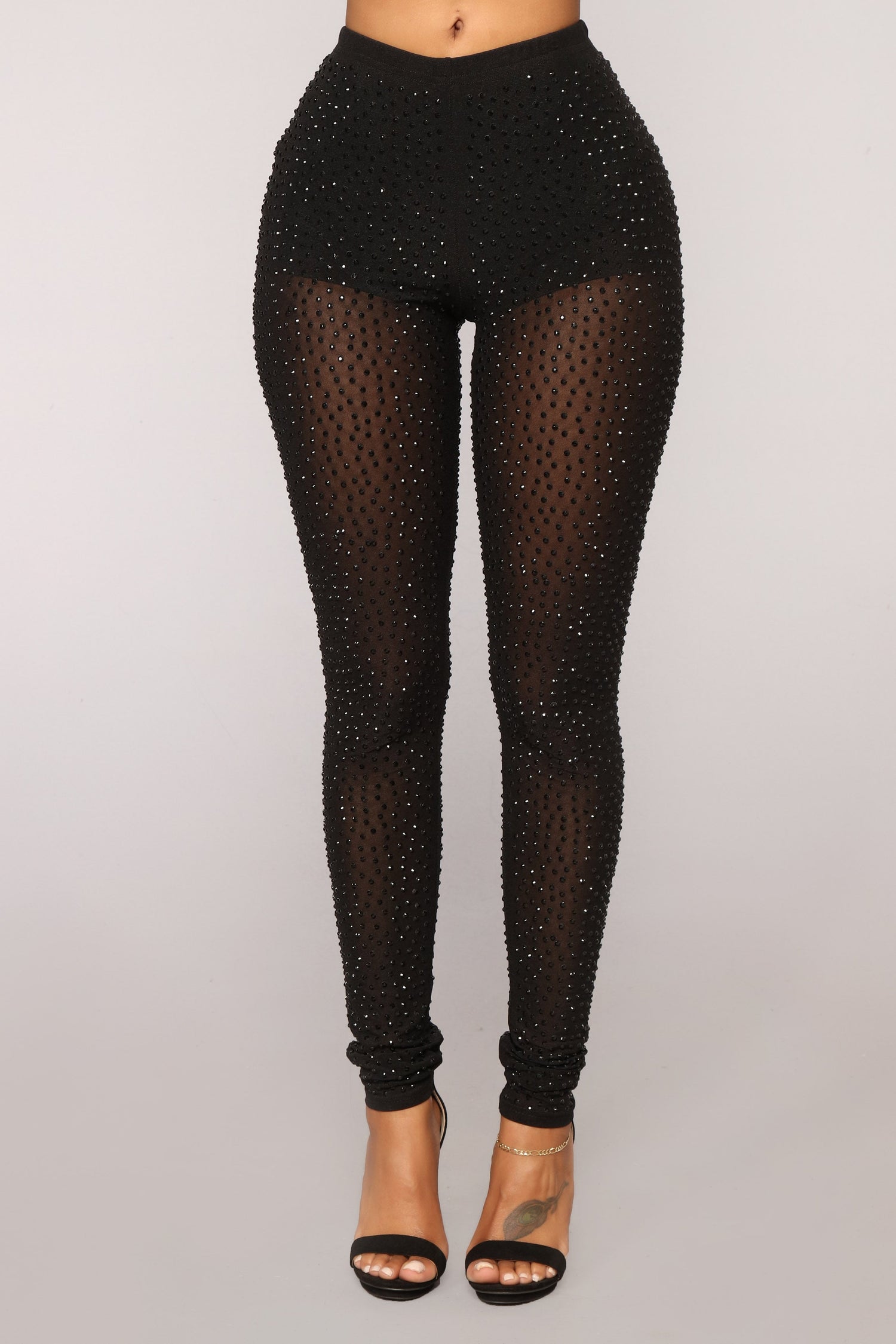 Lead By Example Rhinestone Set - Black