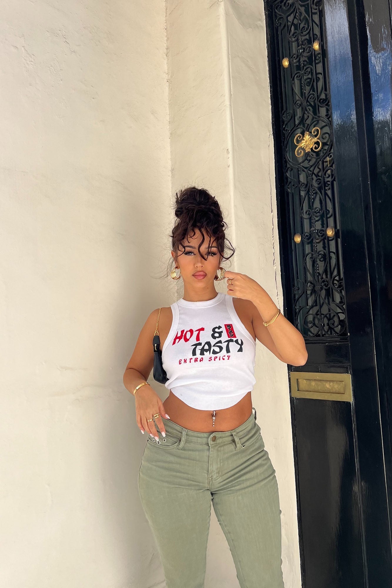 Hot And Tasty Tank Top - White
