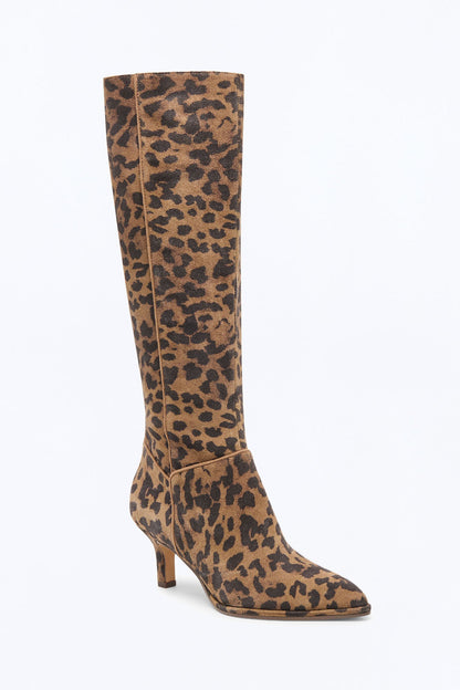 Dolce Vita Aldy Suede Boots - Leopard