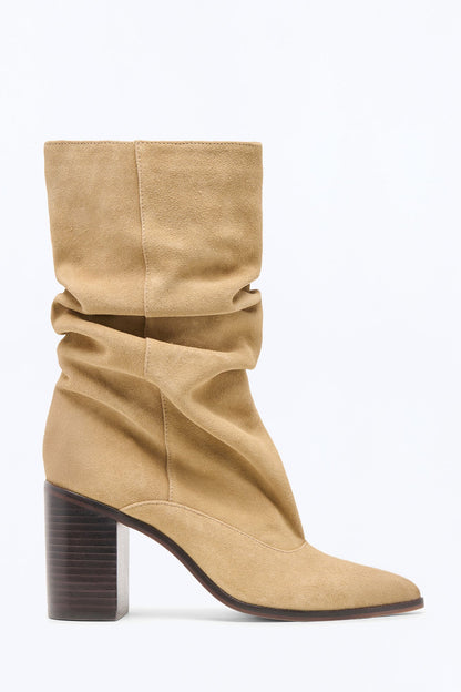 Dolce Vita Talina Suede Boots - Taupe
