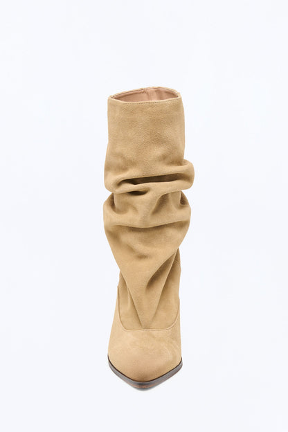 Dolce Vita Talina Suede Boots - Taupe