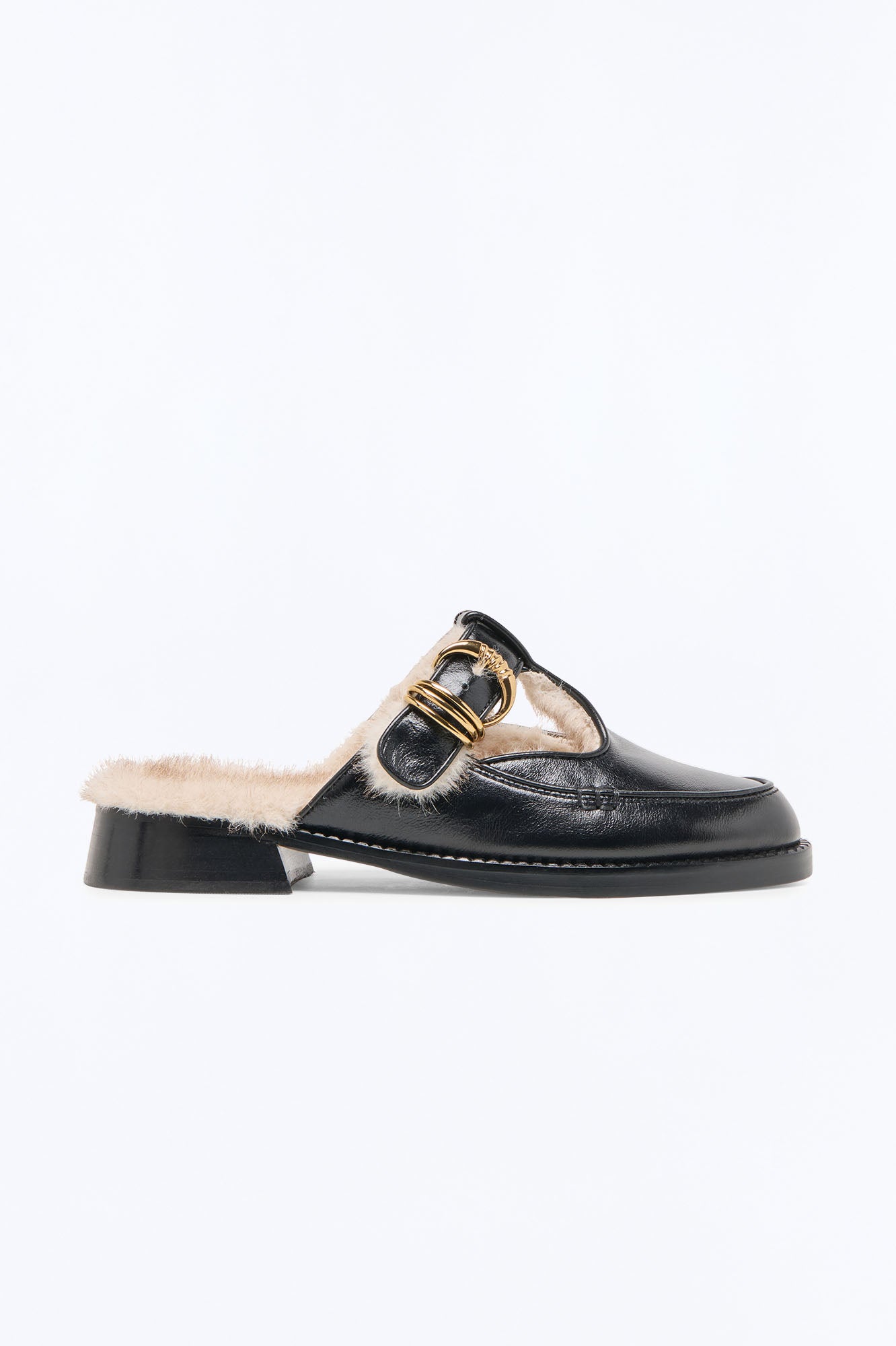 Dolce Vita Harlah Leather Flats - Black