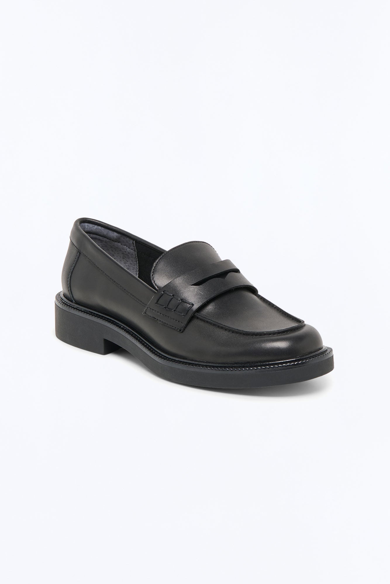 Dolce Vita Tiggy Crinkle Patent Loafers - Black