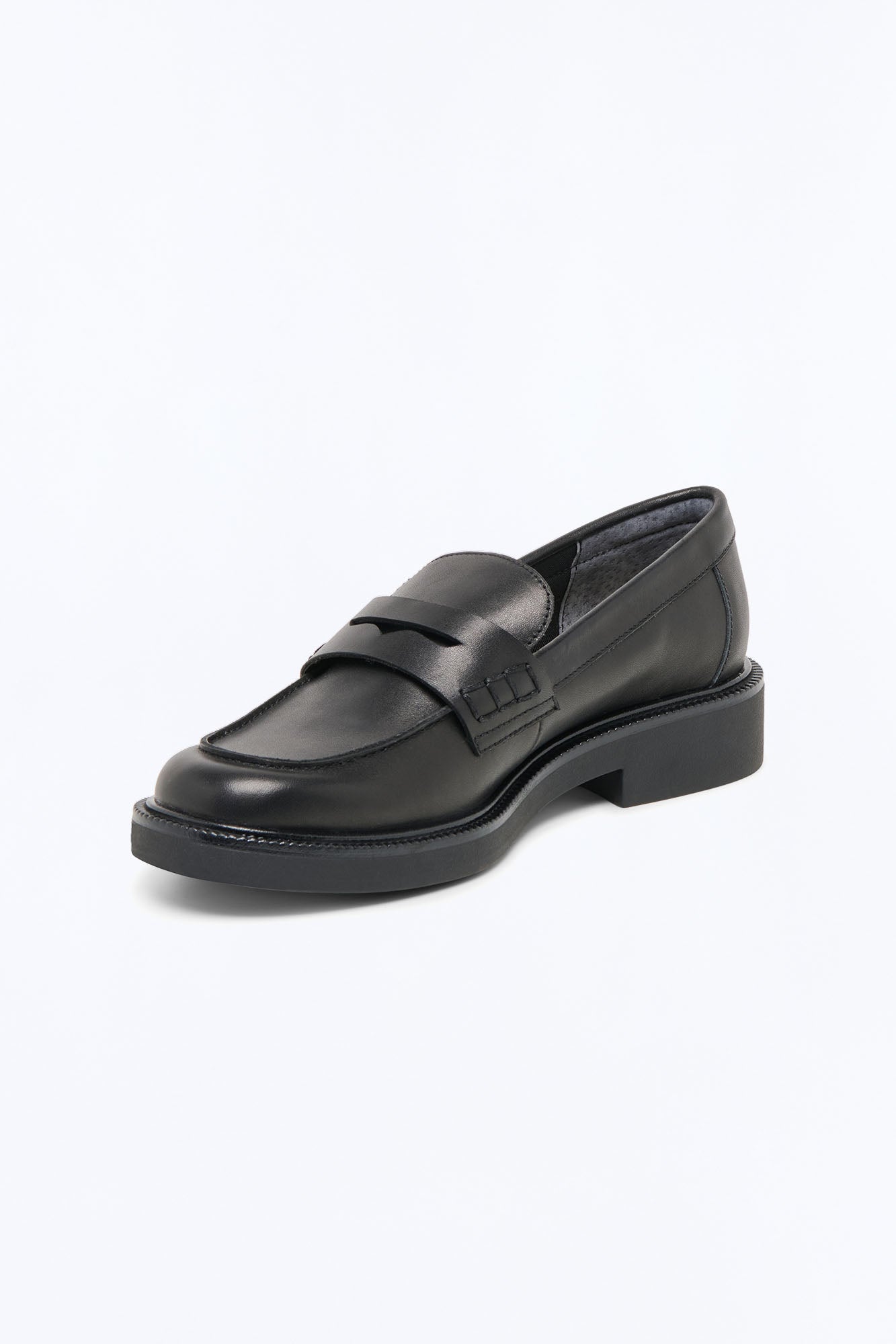 Dolce Vita Tiggy Crinkle Patent Loafers - Black