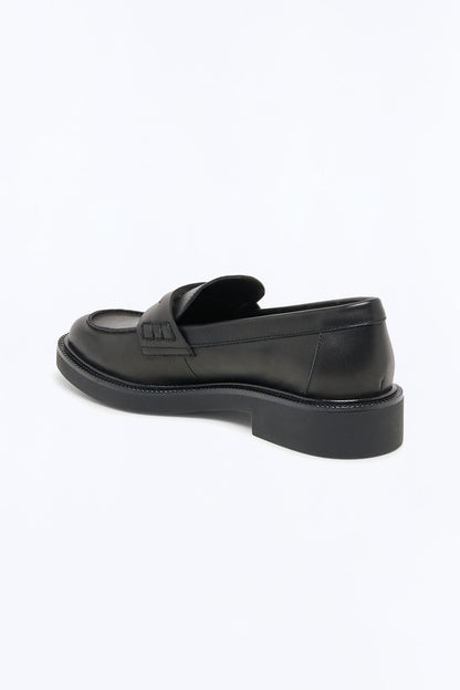 Dolce Vita Tiggy Crinkle Patent Loafers - Black