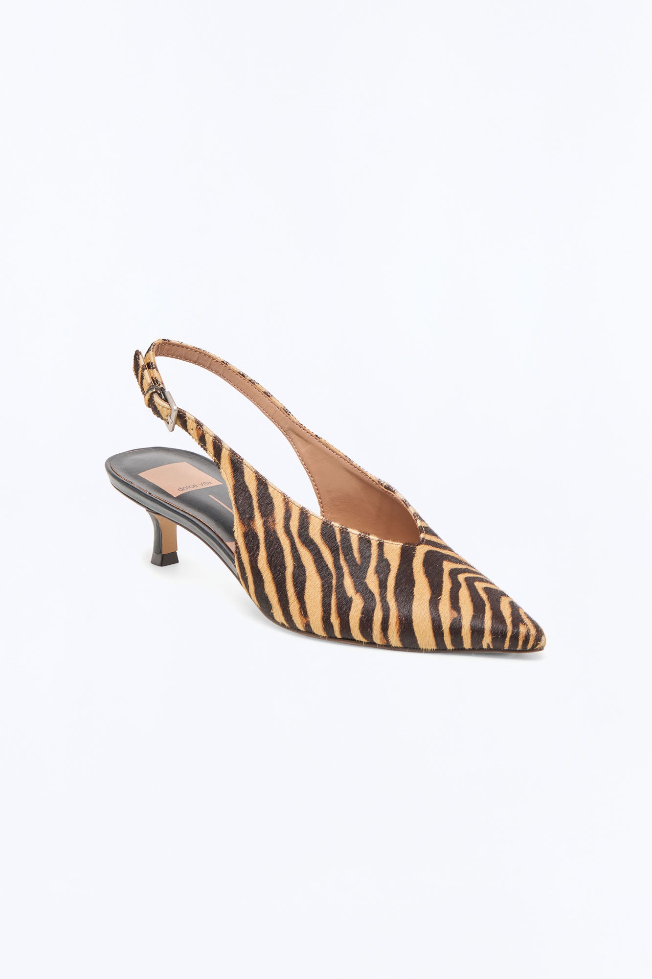 Dolce Vita Alenna Calf Hair Heels - Tan/Multi