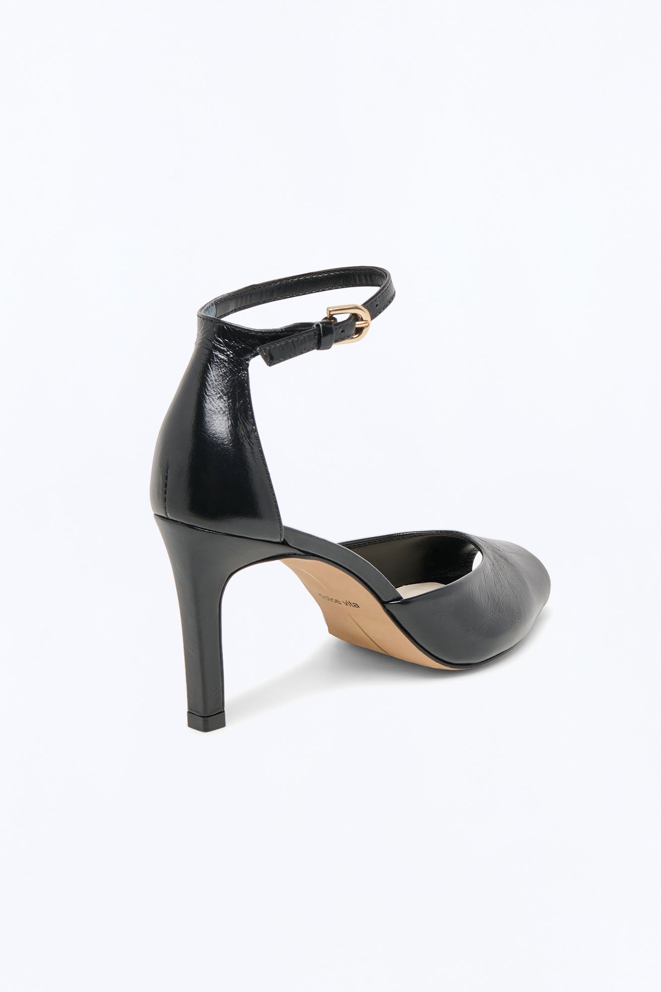 Dolce Vita Serlo Peep Toe Heels - Black