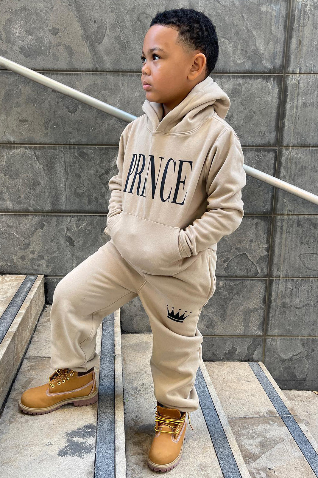 Family Goals Mini Prince Jogger - Taupe