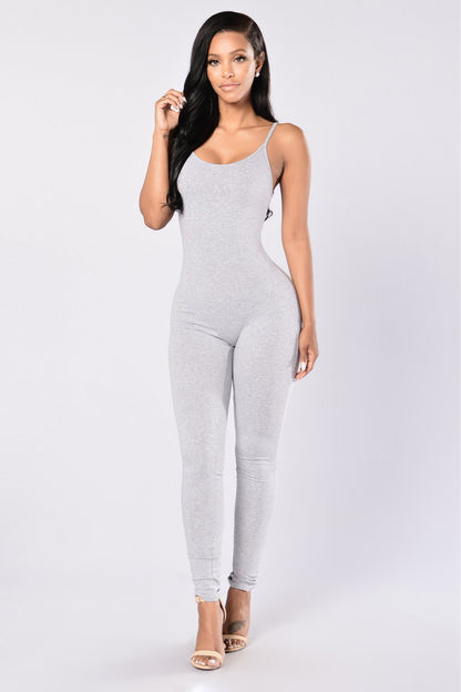 Nova Season Jumpsuit - Heather Grey