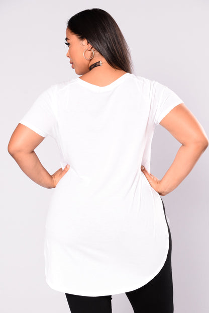 Laid Back Tee - White