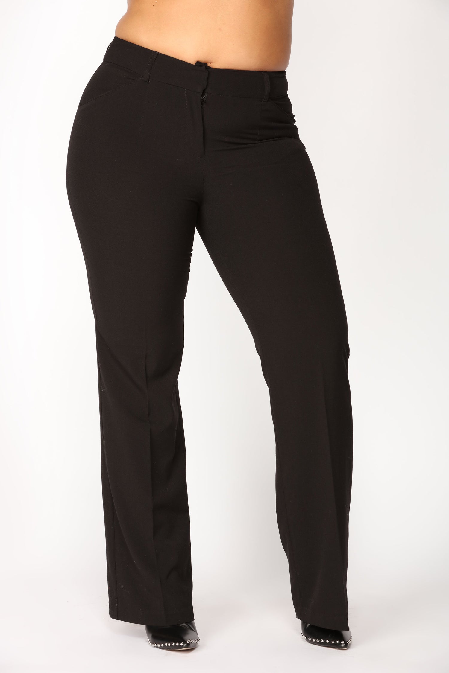 Tasha Dressy High Rise Pants - Black