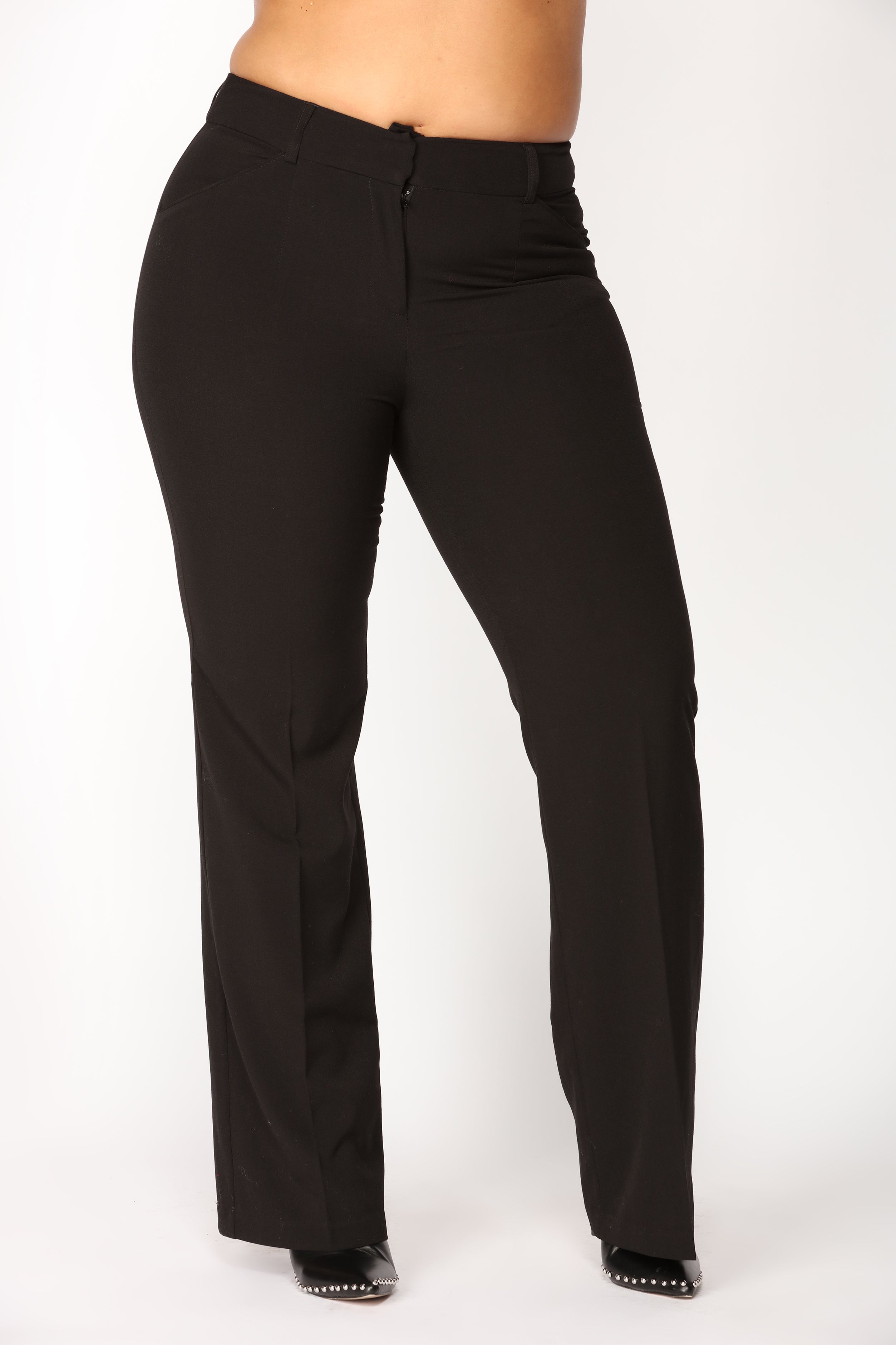 Tasha Dressy High Rise Pants - Black