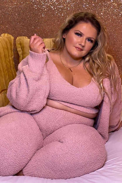 Living In It 3 Piece Legging Set - Pink