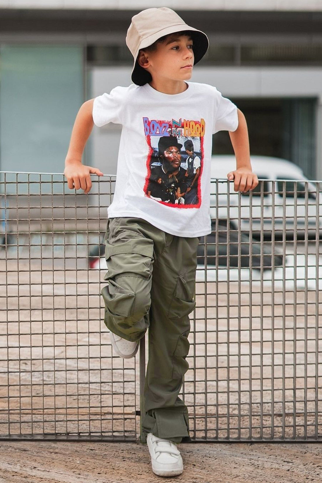 Mini Boyz N The Hood South Central Tee - White/combo