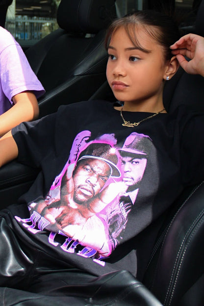 Mini Check Yo Self Ice Cube Top - Black/Purple