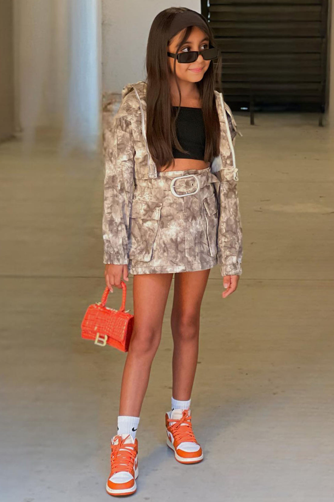 Mini Frontliner Soldier Girl Skirt - Camouflage