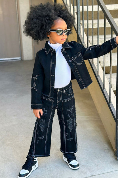 Mini Jackie Has It all Denim Jeans - Black