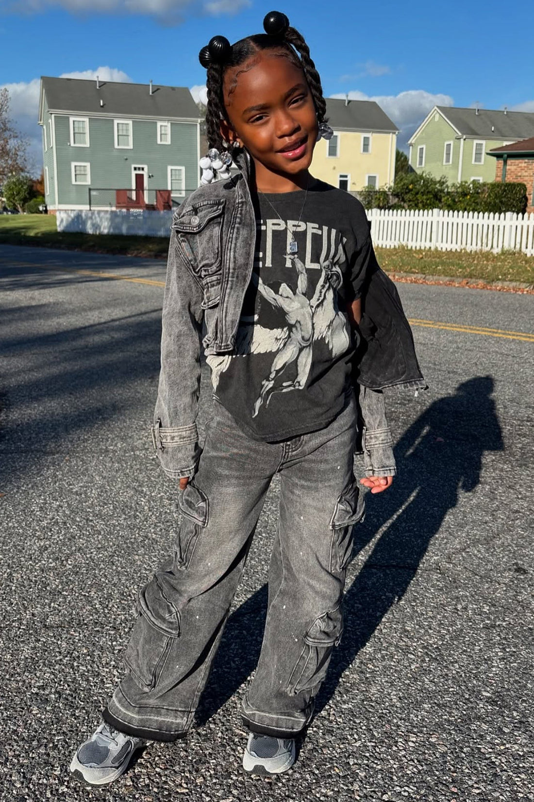 Mini One In A Million Cargo Pants - Black