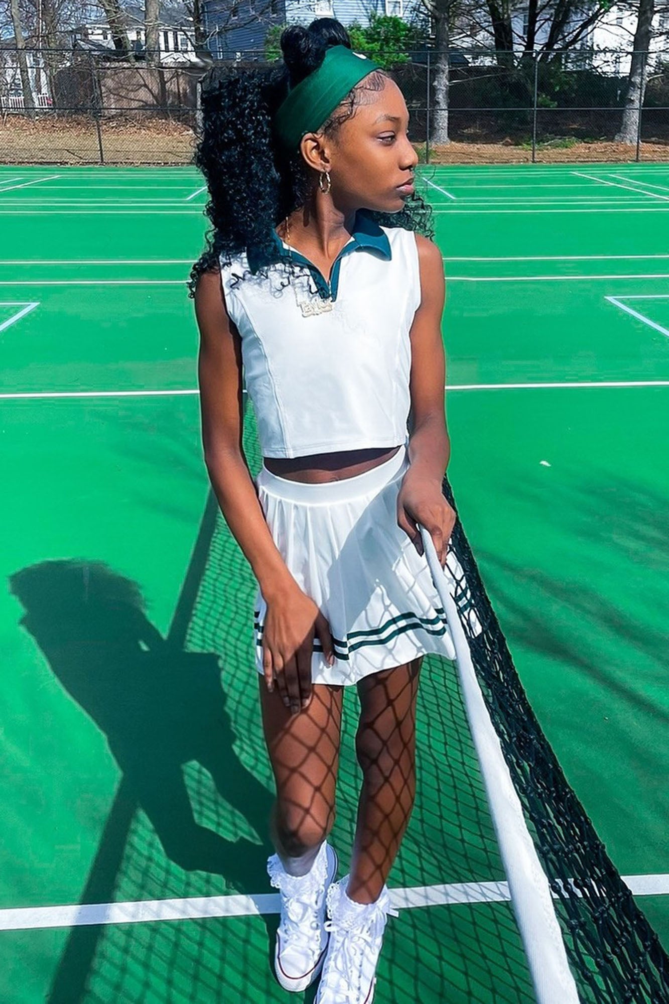 Mini Ready To Play Tennis Skort Set - White/combo