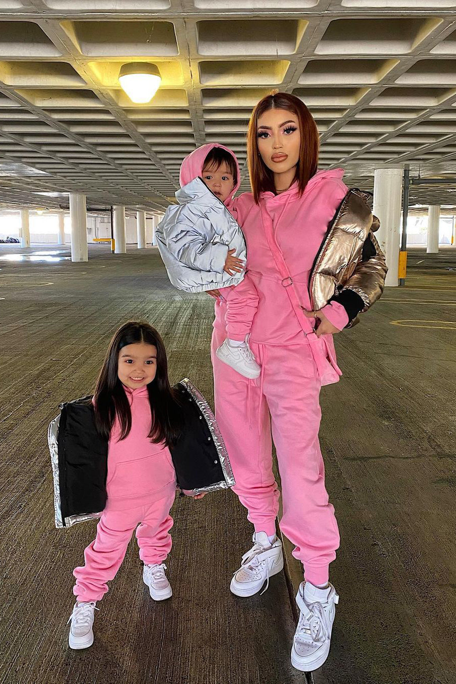 Mini Stole Your Toys Oversized Hoodie - Pink