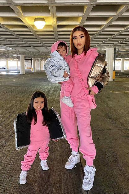 Mini Stole Your Toys Oversized Hoodie - Pink