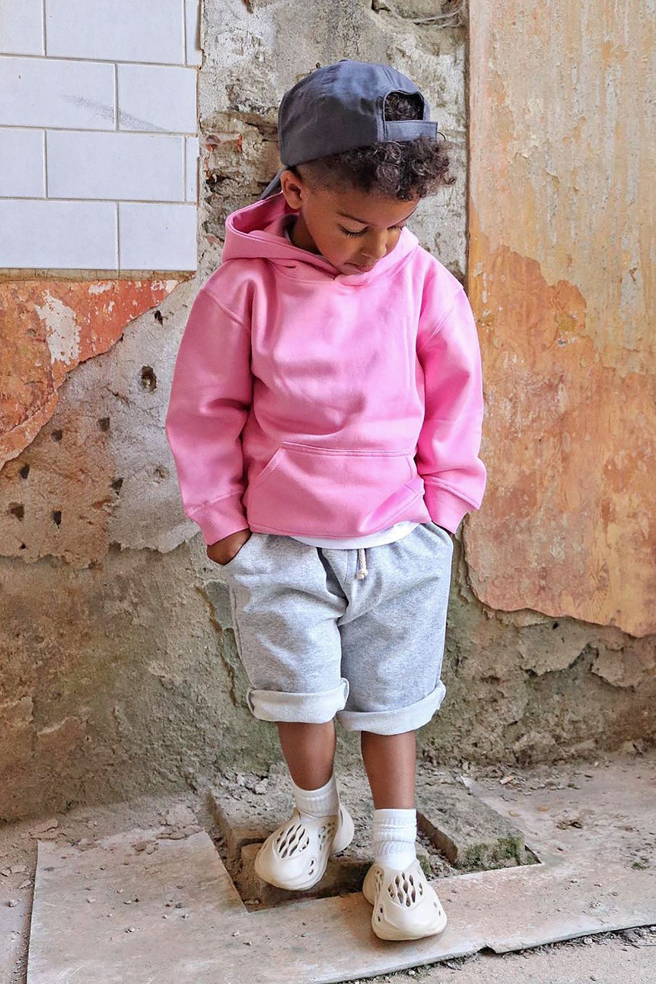 Mini Stole Your Toys Oversized Hoodie - Pink