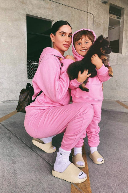 Mini Stole Your Toys Oversized Hoodie - Pink