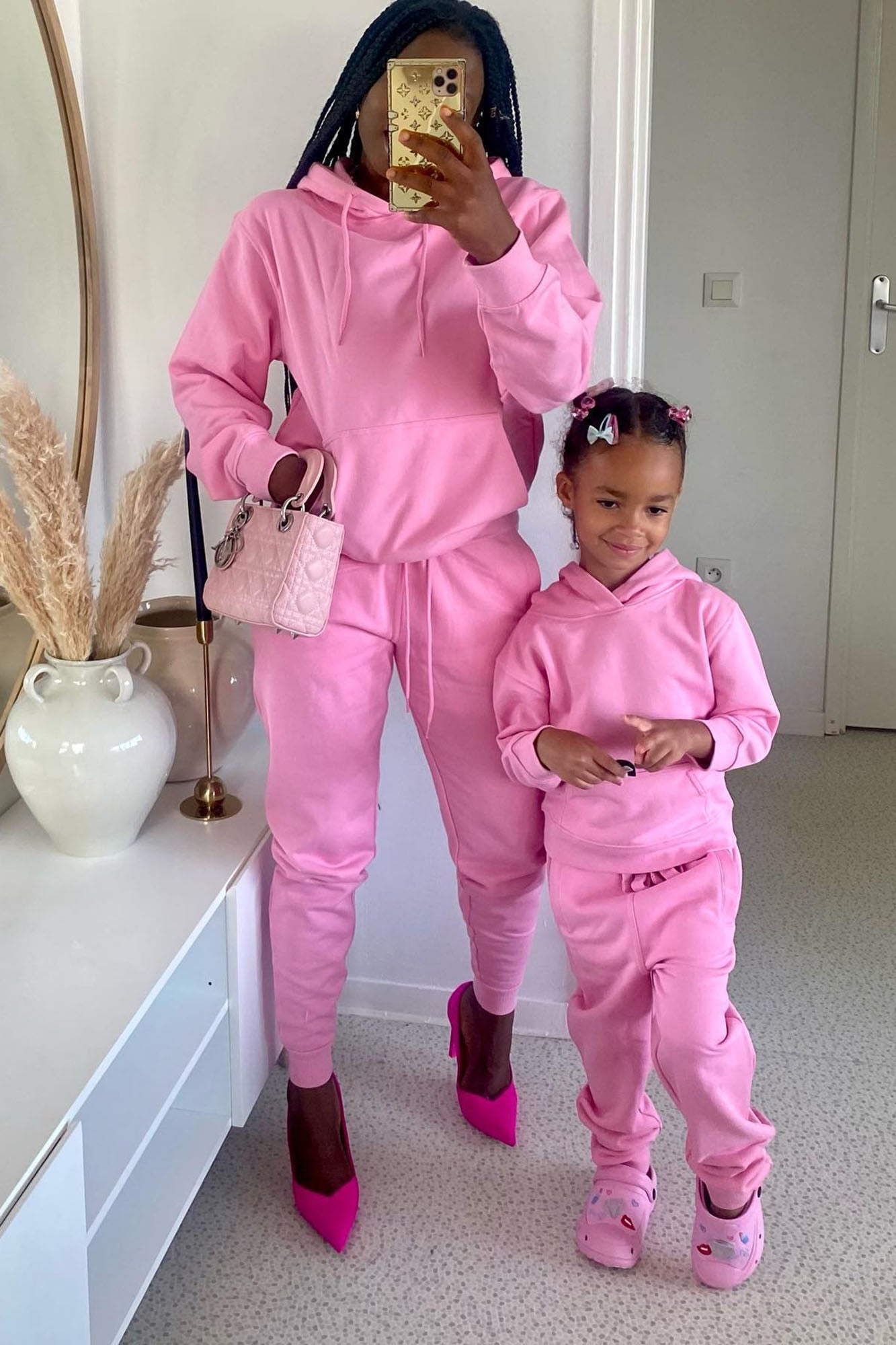 Mini Stole Your Toys Oversized Hoodie - Pink