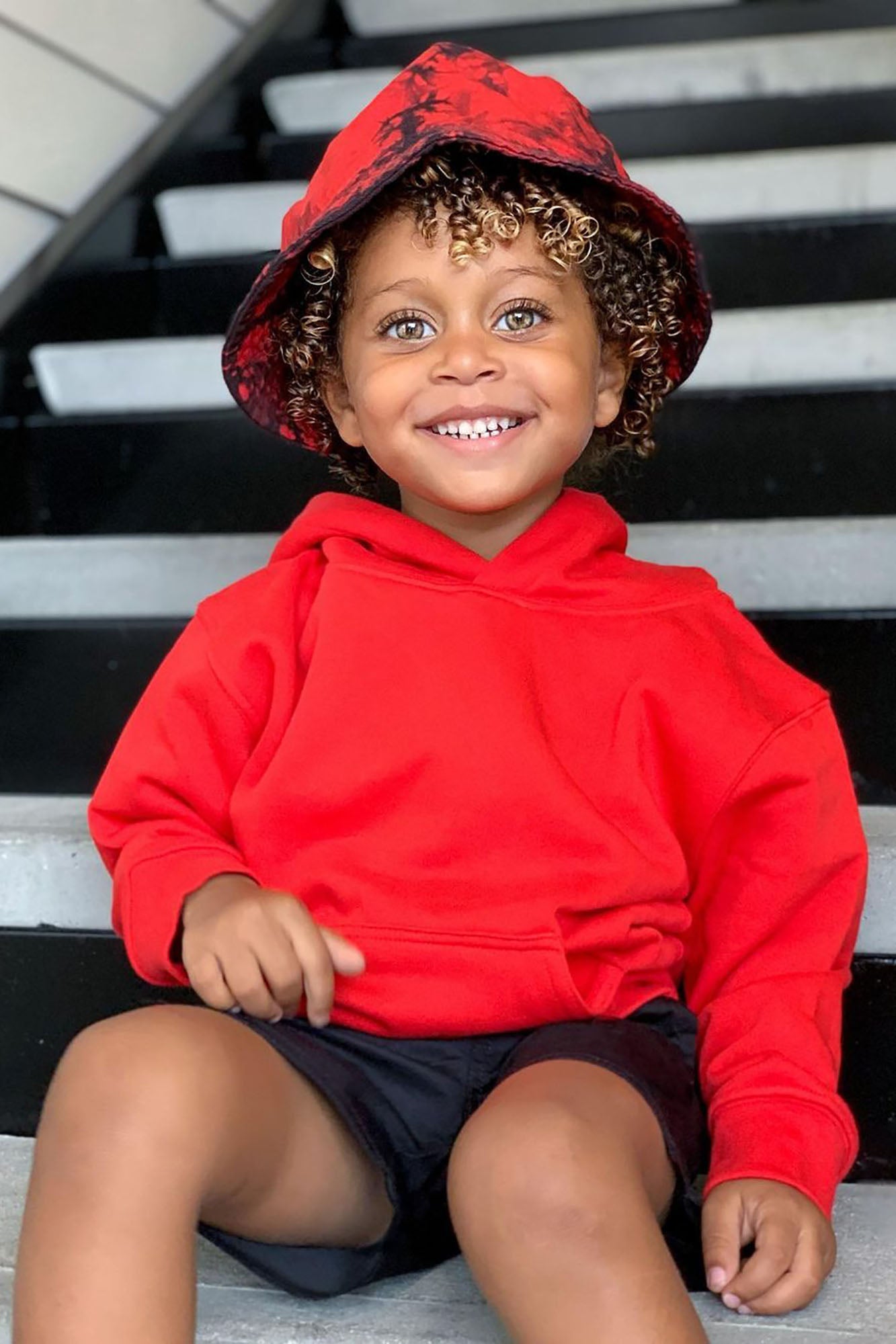 Mini Stole Your Toys Oversized Hoodie - Red