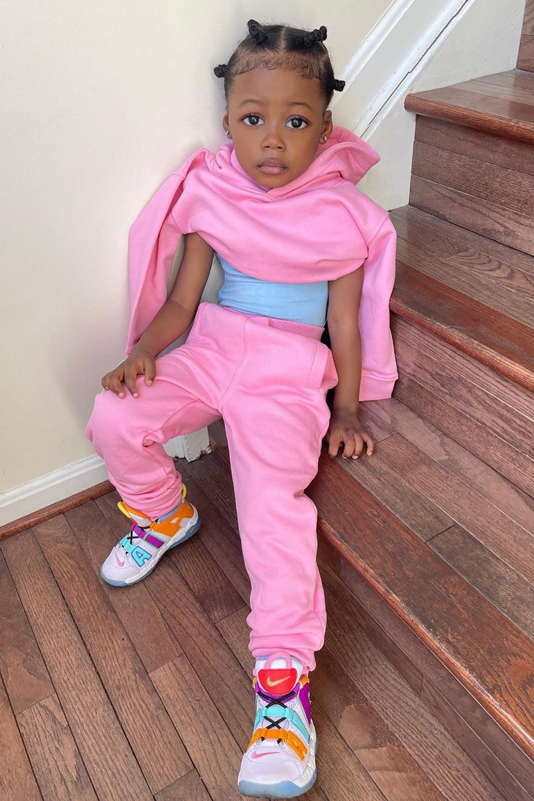Mini Stole Your Toys Oversized Jogger - Pink