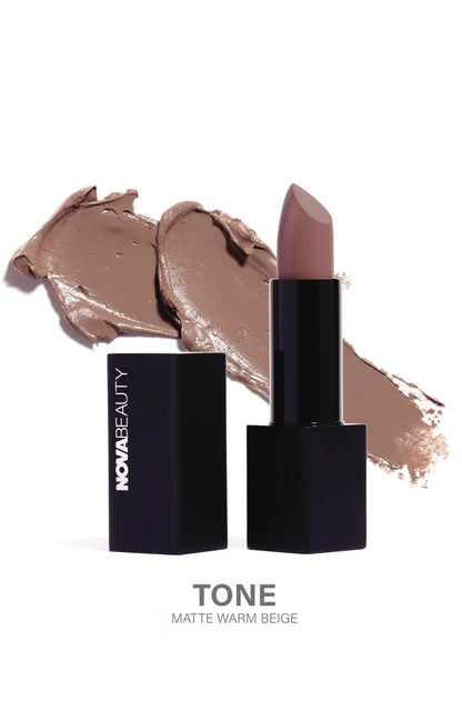NOVABEAUTY Perfect Pout Moisturizing Matte Lipstick - Tone