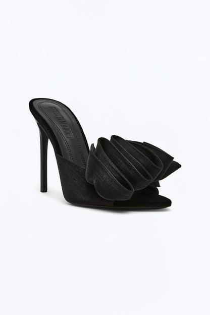 Steve Madden Affinity Satin Stiletto Heels - Black