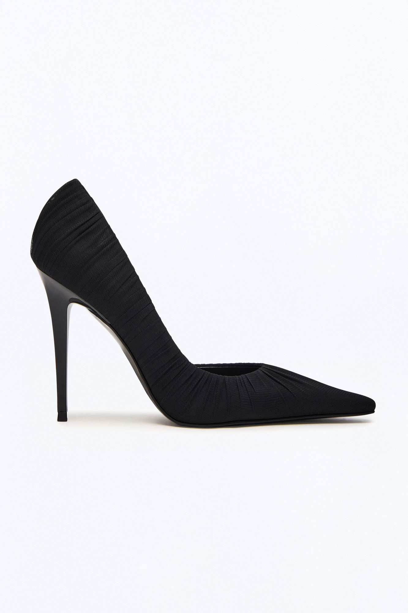 Steve Madden Elegant Mesh Stiletto Pumps - Black