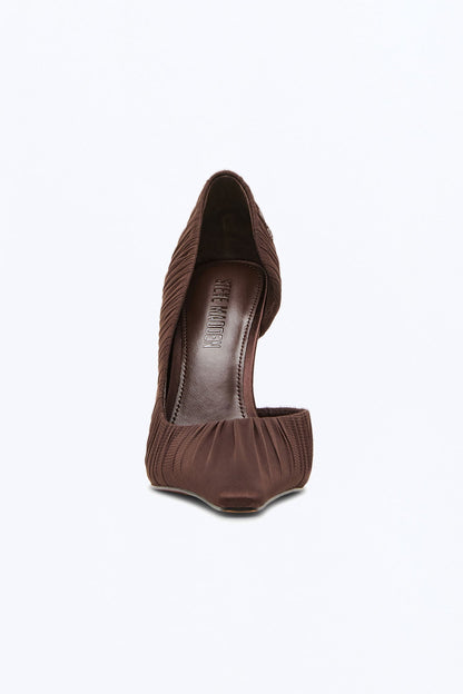 Steve Madden Elegant Mesh Stiletto Pumps - Brown