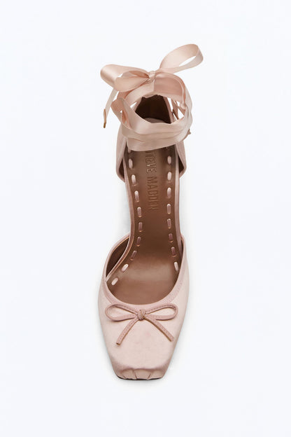 Steve Madden Larina Satin Pumps - Pink