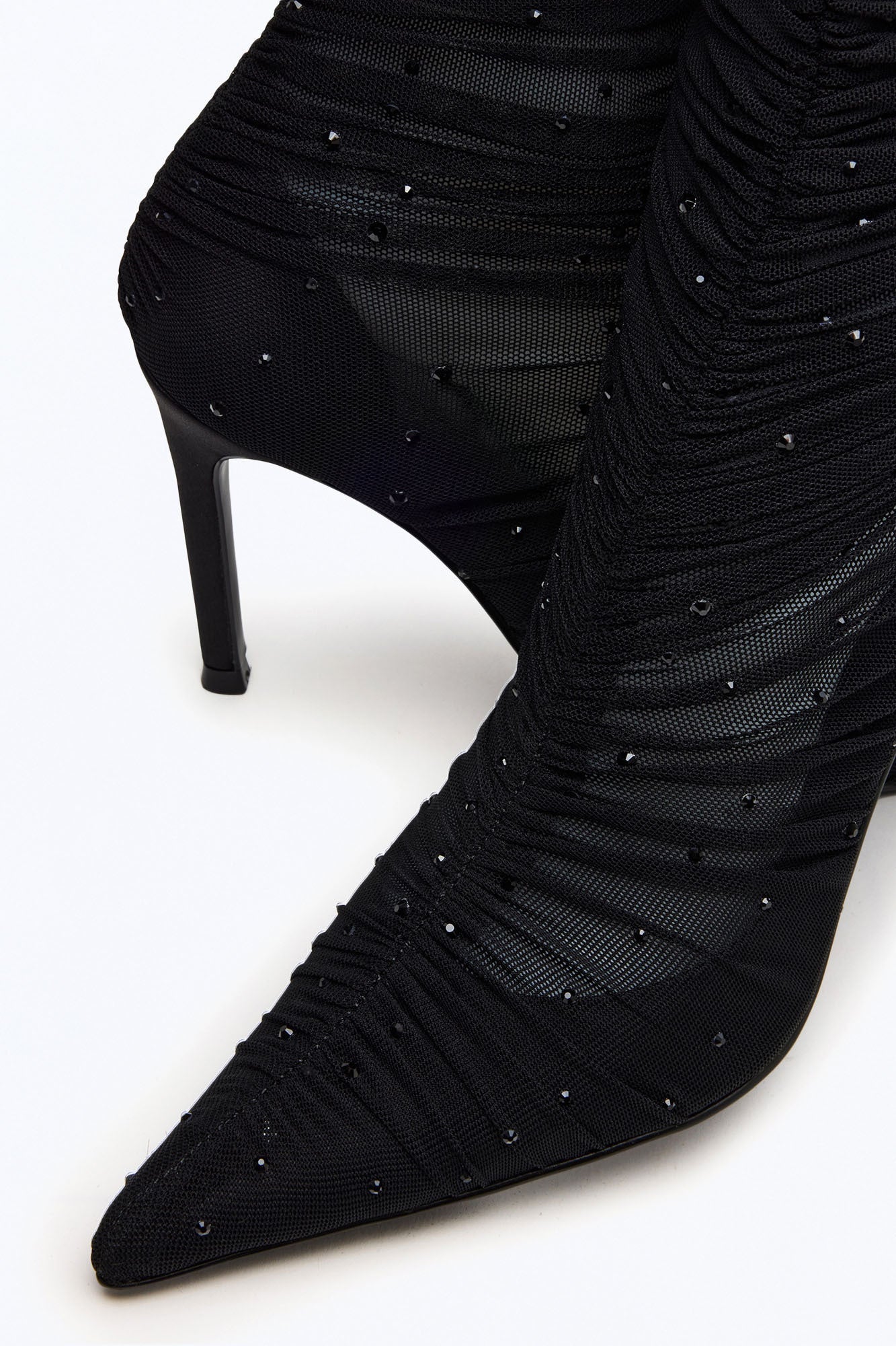 Steve Madden Rashida Mesh Boots - Black