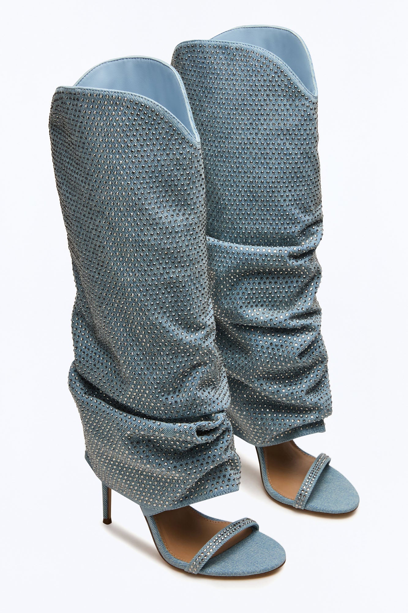 Steve Madden Ravine Denim Boots - Denim