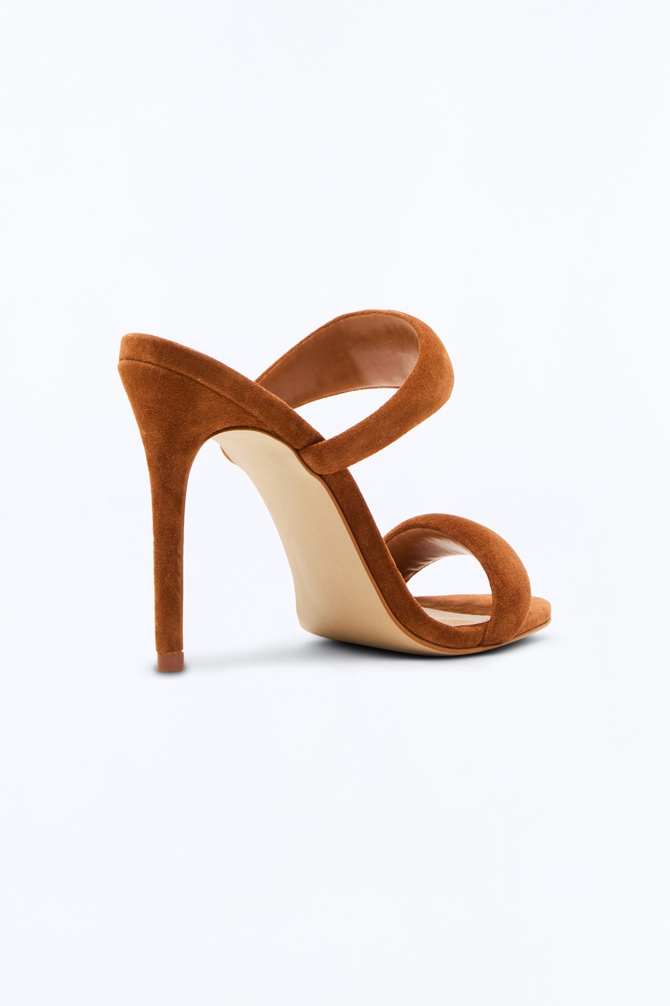 Steve Madden Saturn Suede Stiletto Heels - Chestnut