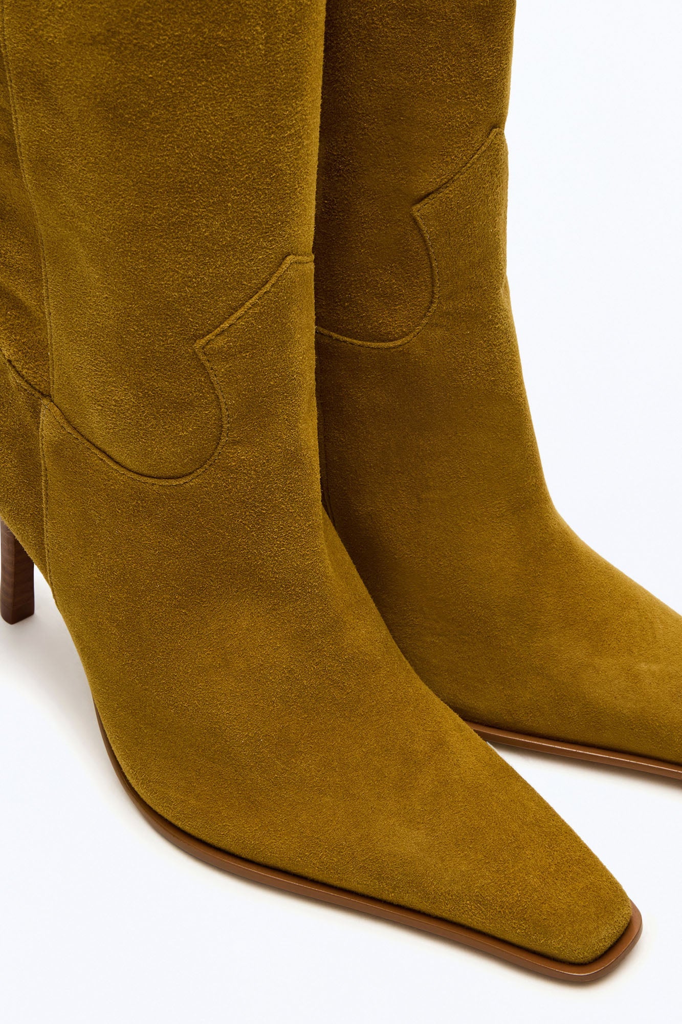 Steve Madden Wescot Suede Boots - Olive